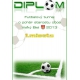 Diplom DVF5 / Futbal + vlastný text