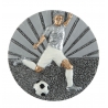BLD27 odlievaný emblém futbal