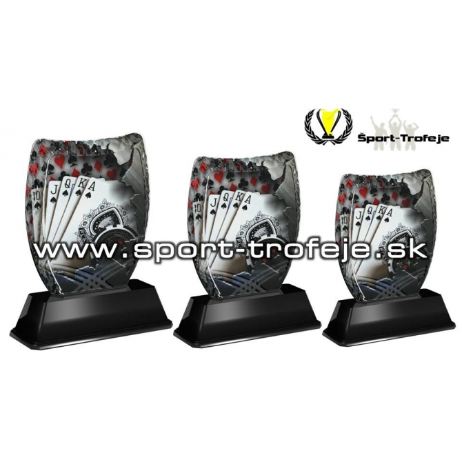 Trofej / plaketa ACE2018M28 karty