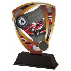 Trofej / plaketa CACUF001M9 motokára