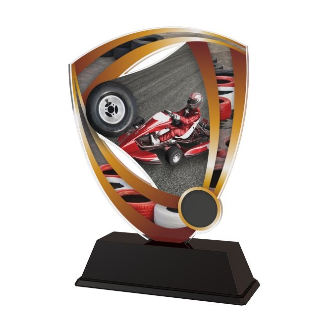 Trofej / plaketa CACUF001M9 motokára
