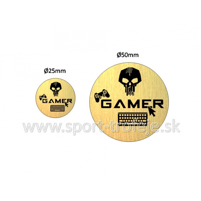 emblém EGHG2 gamer / hráč