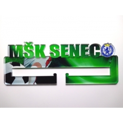 Držiak na medaile MDAHOLDVT2 futbal / vlastný text logo