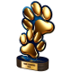 Trofej / Plaketa TL2023225 kynológia / labky