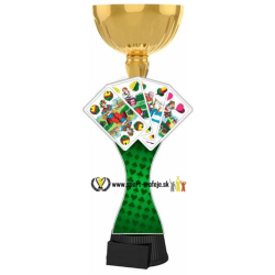 Pohár / Trofej ACUPCGM343 karty / šnaps