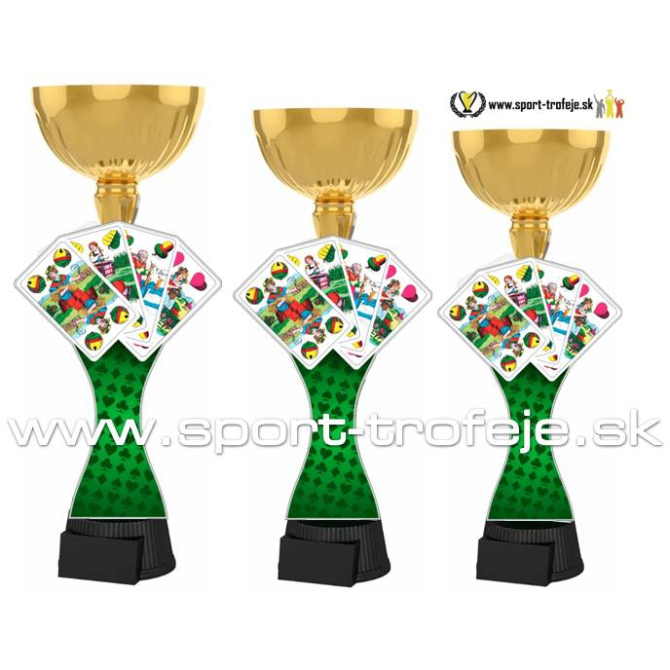 Pohár / Trofej ACUPCGM343 karty / šnaps