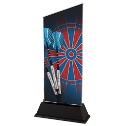 Trofej / plaketa CAS0136 elektronické šípky / darts