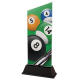 Trofej / plaketa CAS0164 biliard