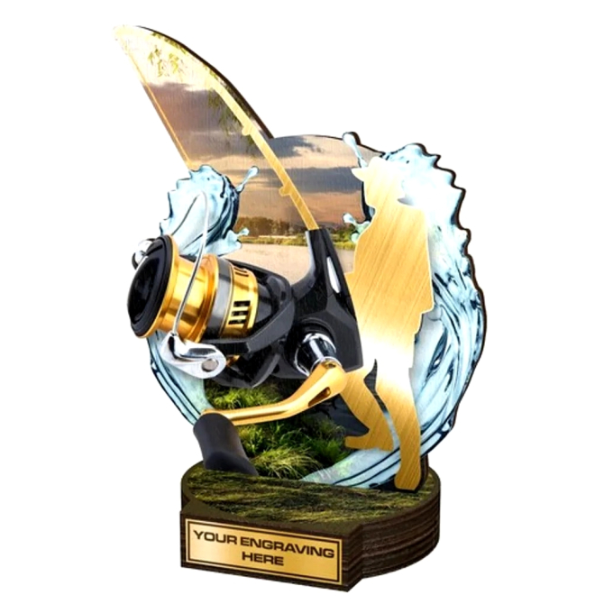 Trofej / figúrka RW137 rybár