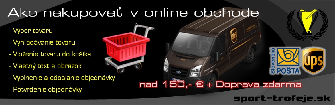 Ako nakupovať v online obchode sport-trofeje.sk