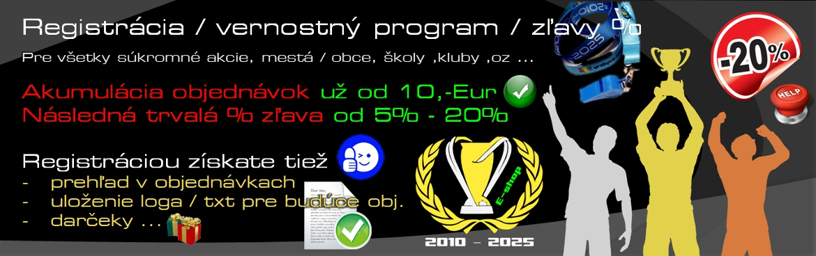 Registr&aacute;cia / zlava